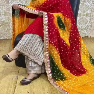 single colour dupatta