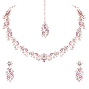 Crystal Necklace Jewellery Set
