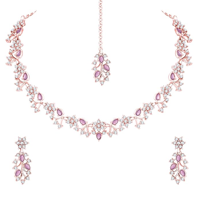 Crystal Necklace Jewellery Set