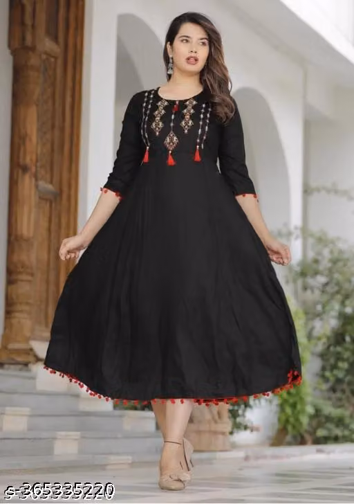 Rayon Anarkali Kurta
