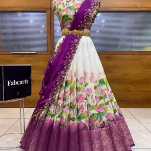 Beautiful Unstitch Half Saree